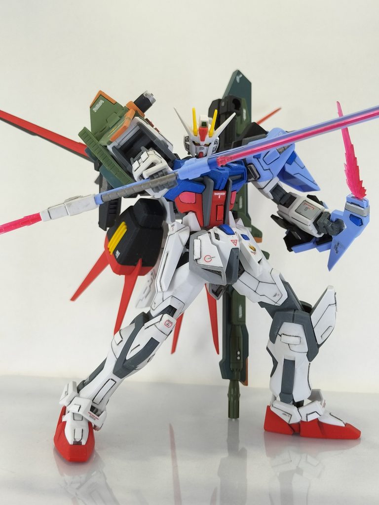 パーフェクトストライクガンダムの完成です–7枚目/制作者：レン@筆塗り部分塗装