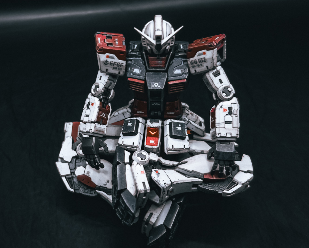 これで仕上げで良いかなと思ってましたが...私の中のクソ喰い 💩 が囁く「...汚し...穢してやるぞ」と嘘です、最初からウェザリングする気満々でした