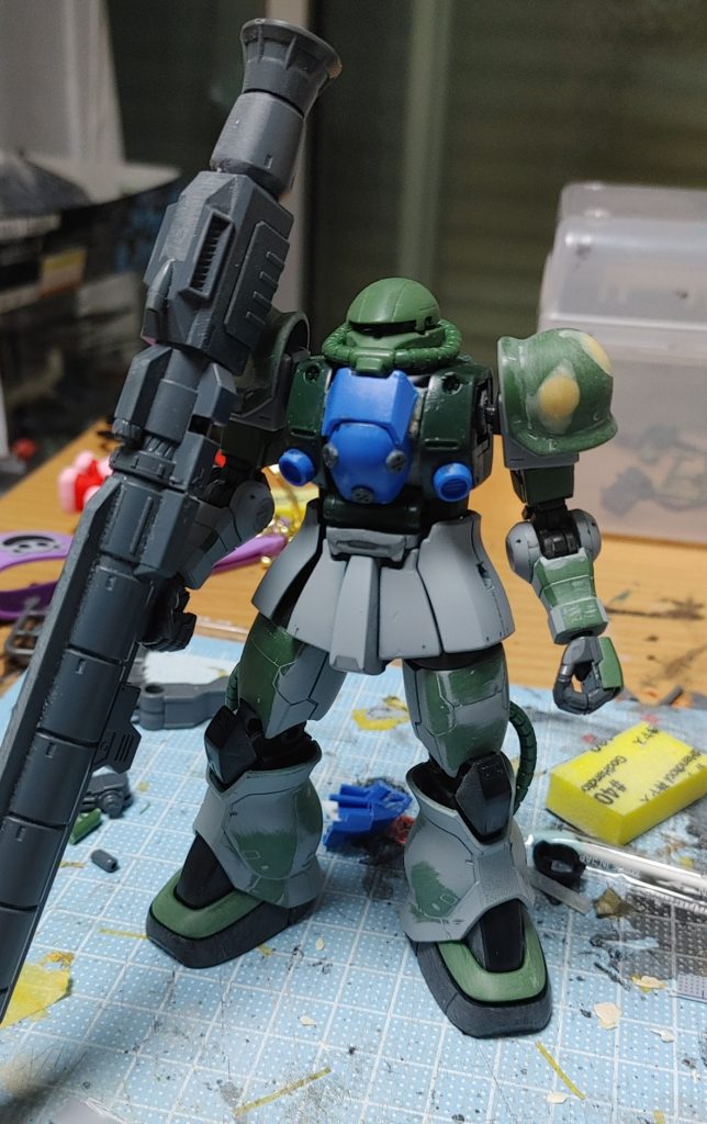 核バズーカ装備型ザク–2枚目/制作者：量産型ごん