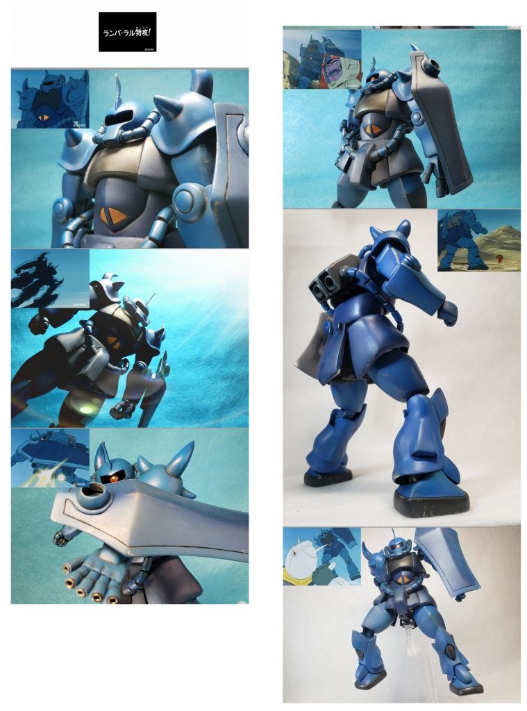 旧キット1/100＋α  グフ 【アニメ劇中フォルム徹底再現版】–2枚目/制作者：HITOHITO