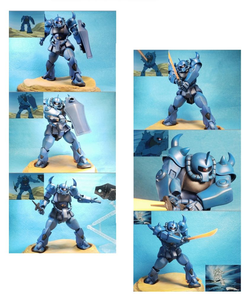 旧キット1/100＋α  グフ 【アニメ劇中フォルム徹底再現版】–3枚目/制作者：HITOHITO