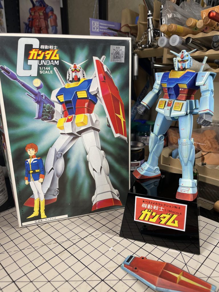 1/144 旧キット   初代ガンダム–3枚目/制作者：@VincentYstudio