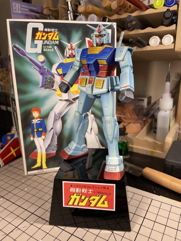 1/144 旧キット   初代ガンダム–2枚目/制作者：@VincentYstudio