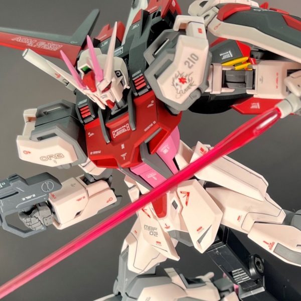 HG ストライクルージュ ダークマター (全塗装)完成品 EGストライクルージュ（全塗装）｜maglateさんのガンプラ作品