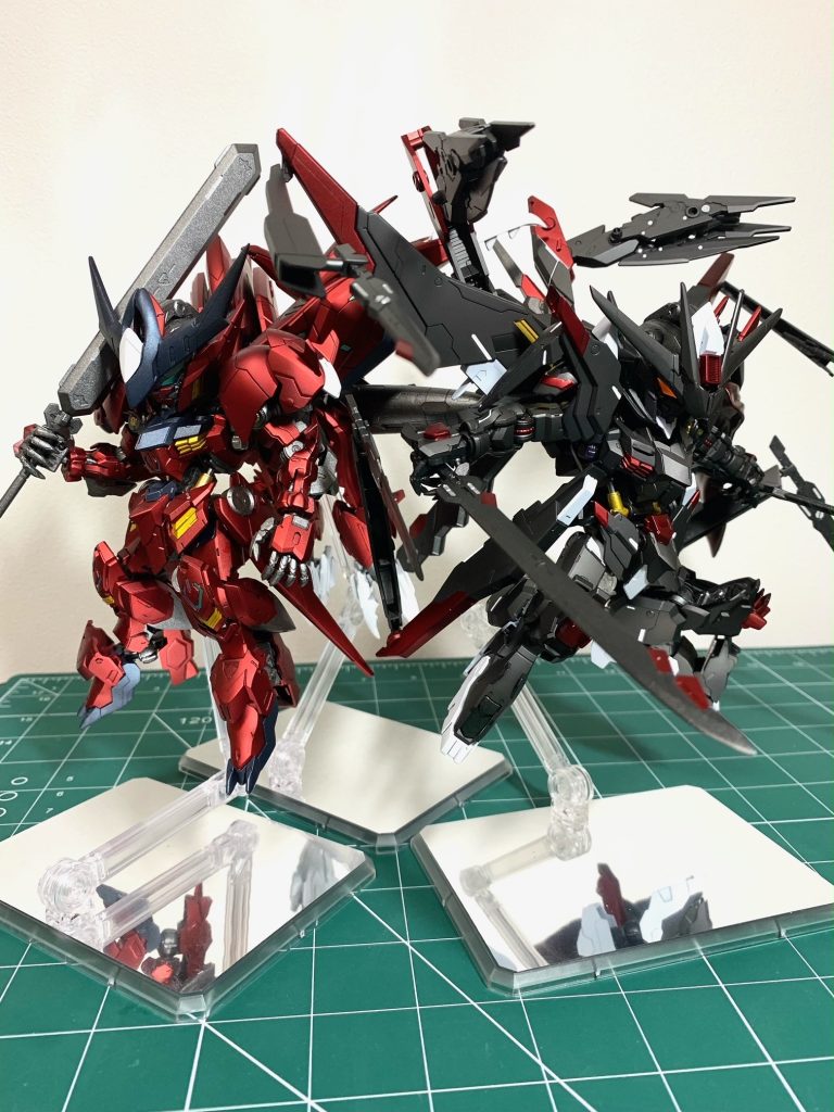 前回製作したアメイジングバルバトスルプスと！