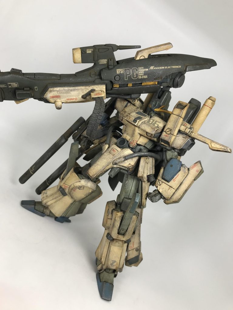 そしてこちらがウェザリングを追加した状態