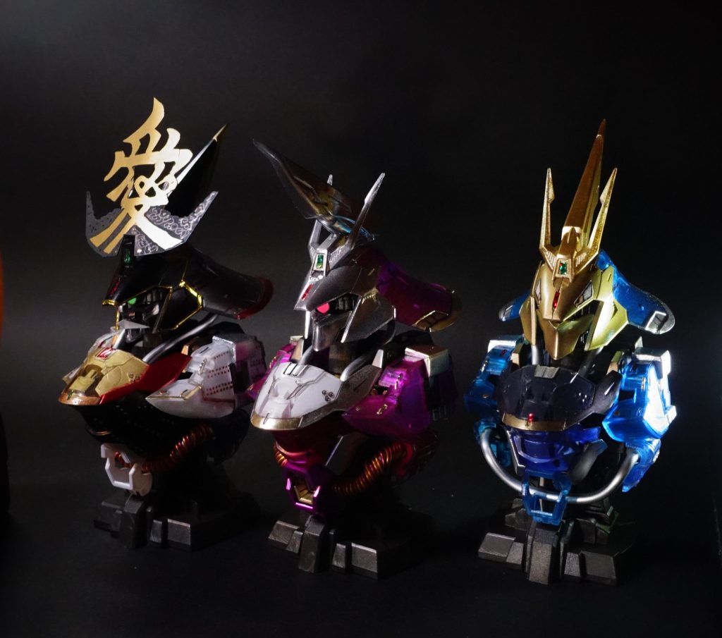 ちゃんと作らないサザビーも、気が付いたら3機目に。「量産型」ですからね(gundam-kao5)