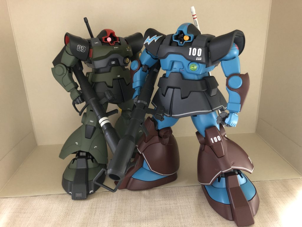 リック・ドム ア・バオア・クー防衛隊とツーショット!