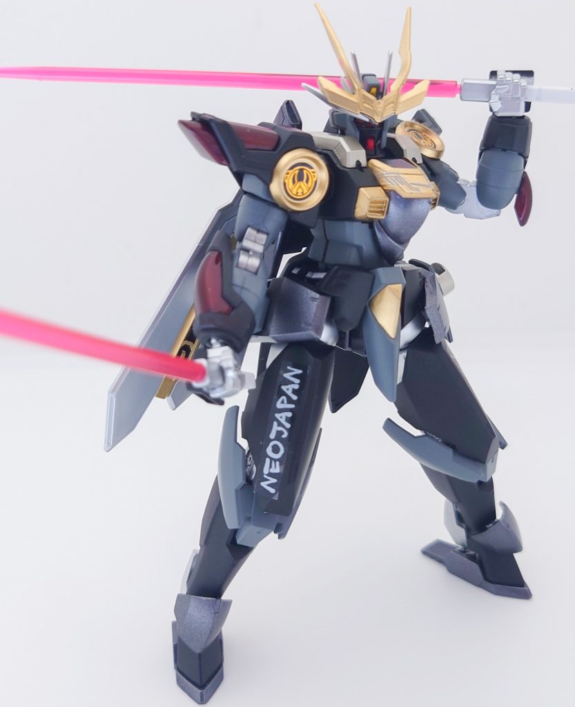 唯一の武器である2刀流のビームソード!