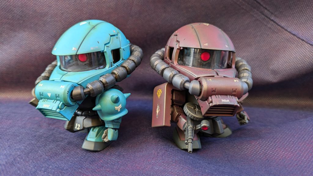 SD ザクII　F型　コンテナレッドVer.–2枚目/制作者：サンタ