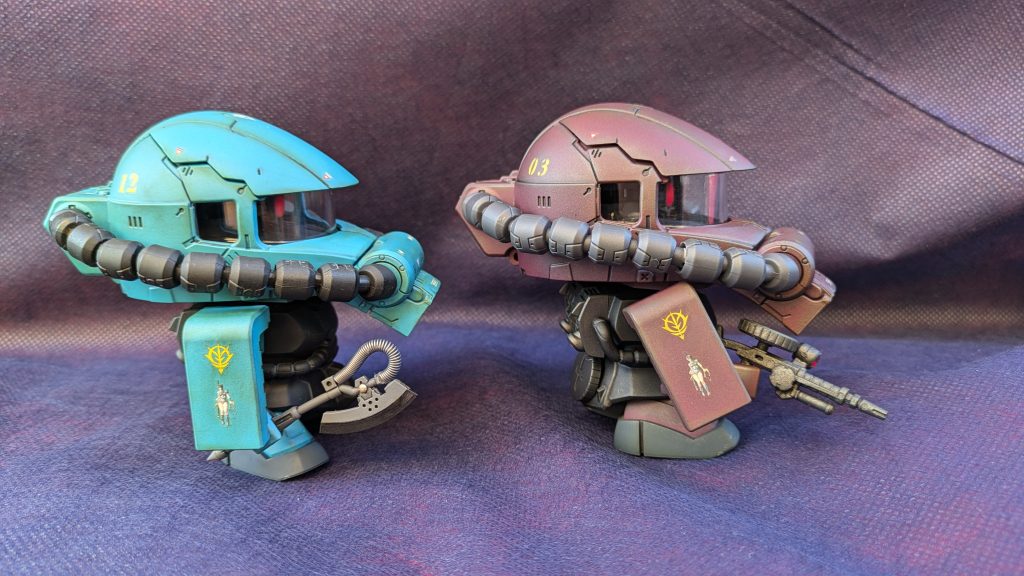 SD ザクII　F型　コンテナレッドVer.–3枚目/制作者：サンタ