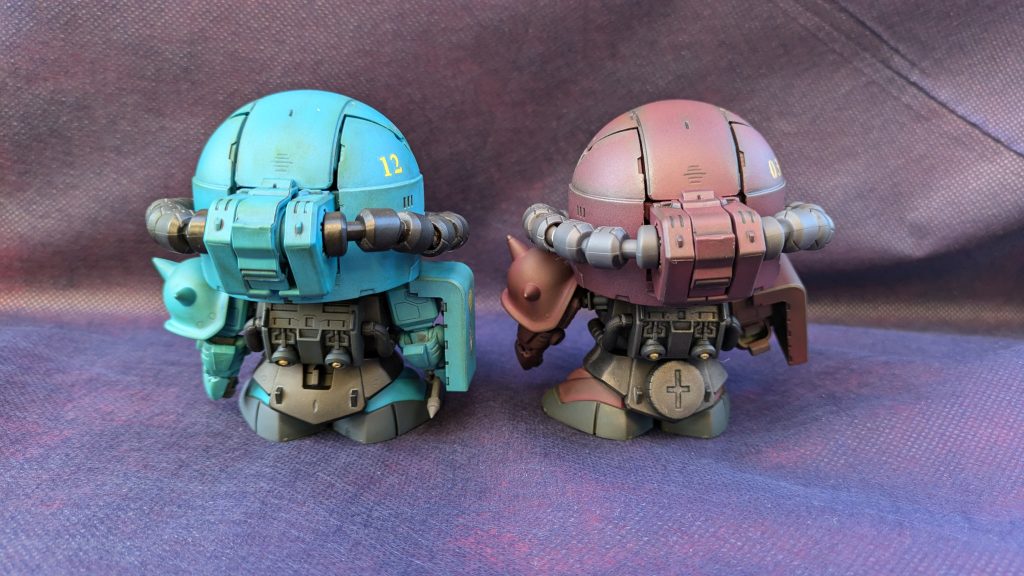 SD ザクII　F型　コンテナレッドVer.–4枚目/制作者：サンタ