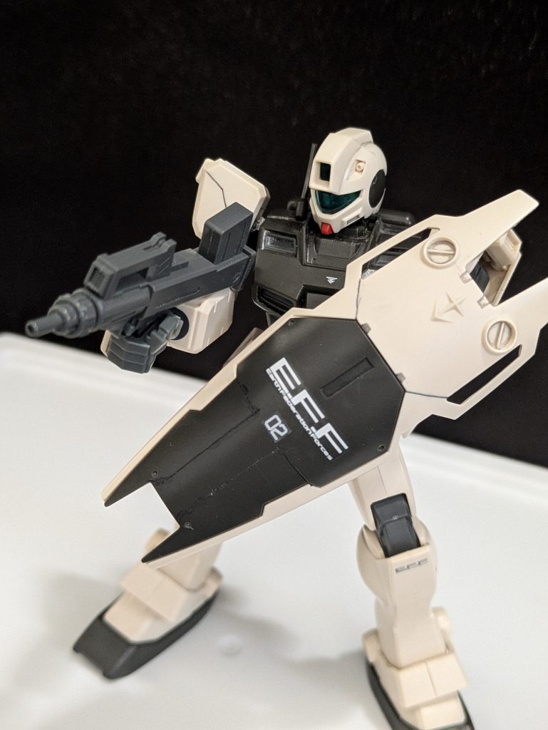デカールをAGE汎用しか持ってなかったので、EFSFじゃないのは許してください(gundam-kao10)