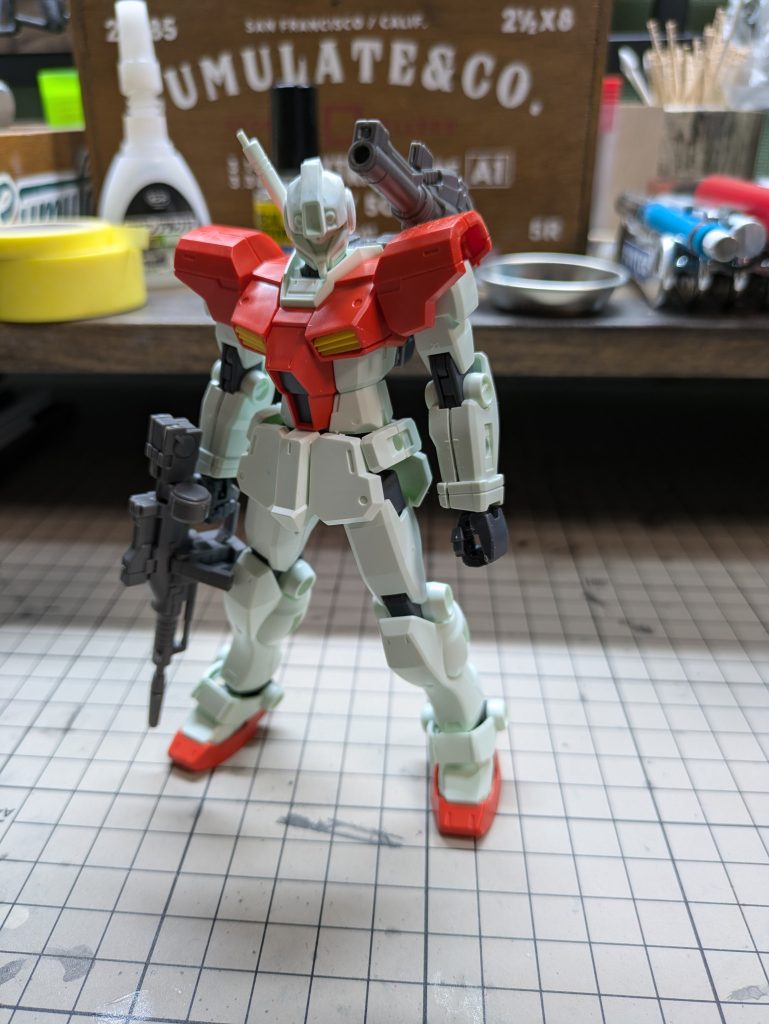 こちらは素組みです。元々のプロポーションはかなり良いキットです。