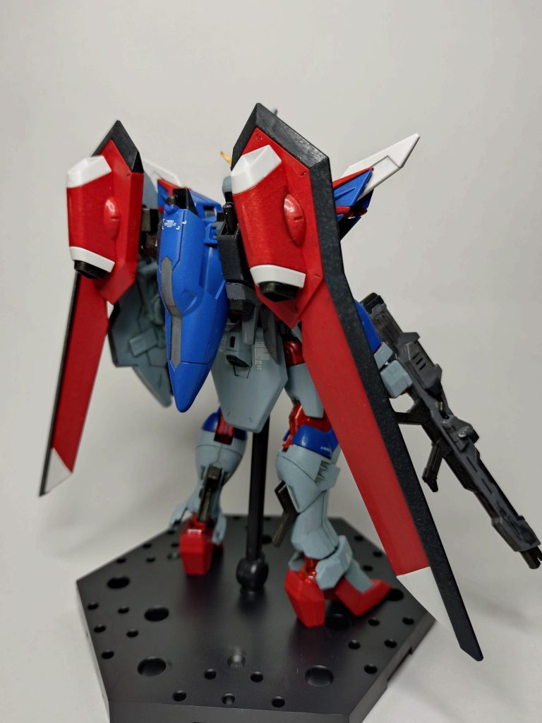 背面(リフターあり)正式名称スカイダートリフターシステム。色だけ変えたので一応MA形態にも変形可能。