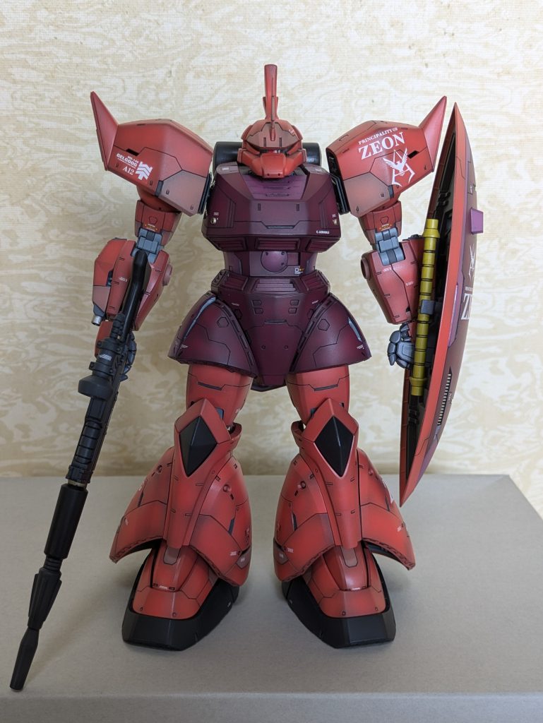 全体的にスジ彫りを追加しました。