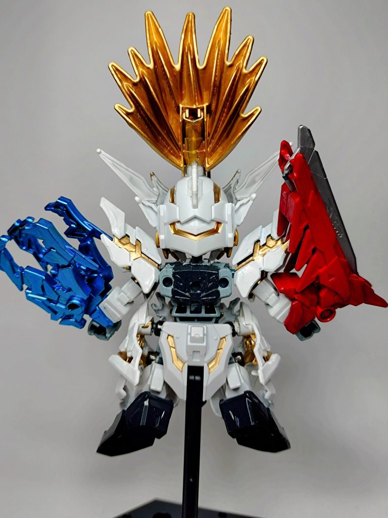 背面マニュピレーター含めたフレームパーツはライトグレーで統一してます。