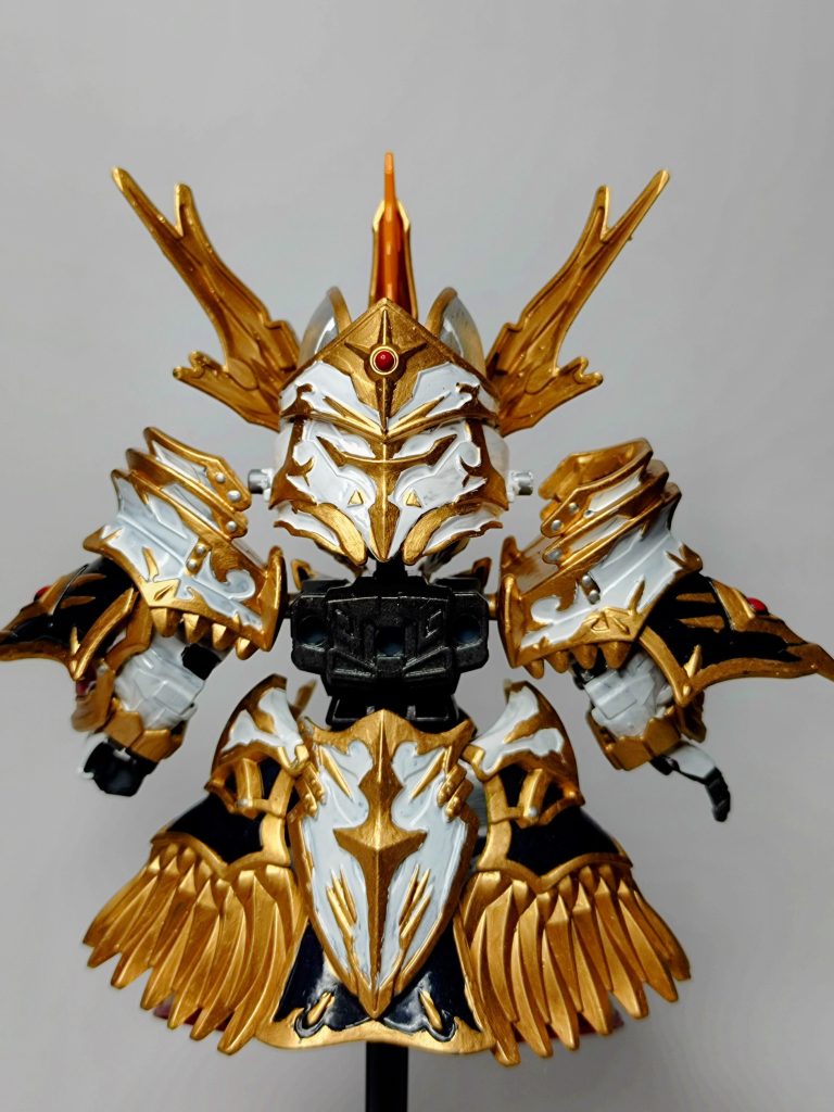 背面（マントなし）見えないところもしっかり塗り分けちゃうガンプラあるあるです。自己解釈で配色してます。