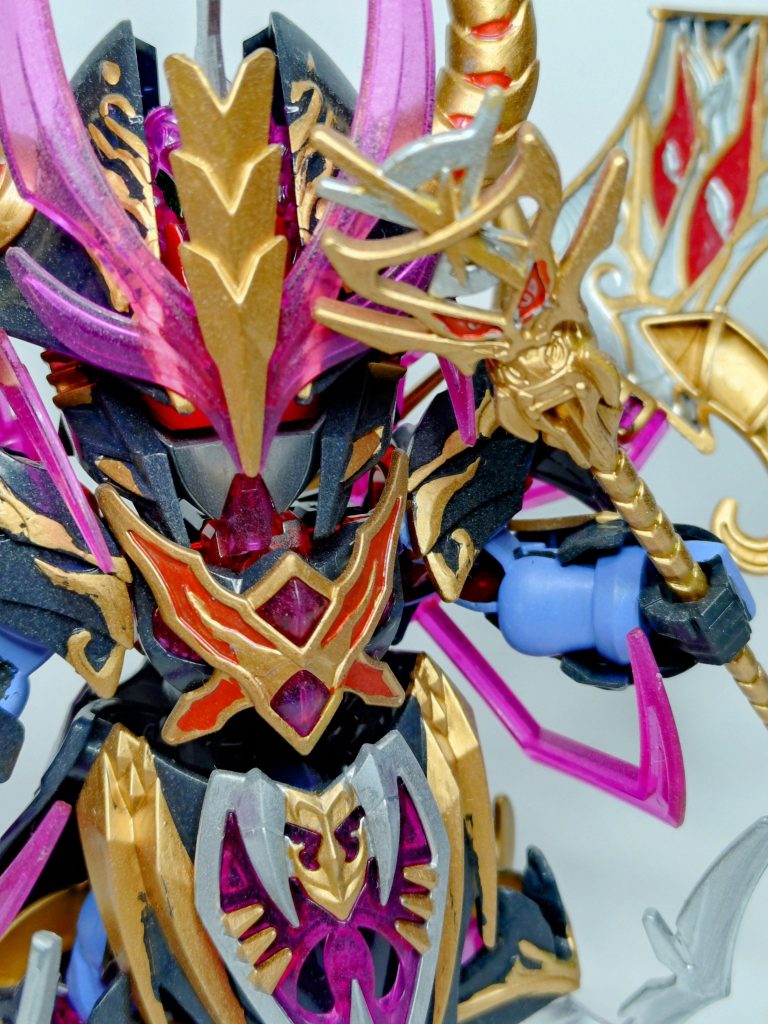 《滅亡の名を冠する杖 カタストロフ》ザフトマークを模したSDっぽいデザイン。シルバーでカンタン塗り分けだけしました。