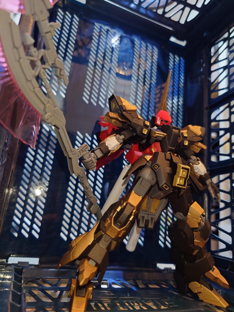 雑誌付録のハイパー・ビーム・ジャベリン。長物は見映えが凄い。