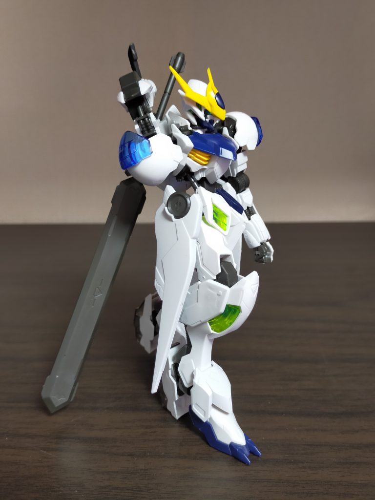 ASW-G-08/2 ガンダムバルバトスルプスオリジンユッキーの弟であるダイキが使用するガンプラ。近接武器を装備し、脚部のクリアパーツはビームを吸収する特性がある。