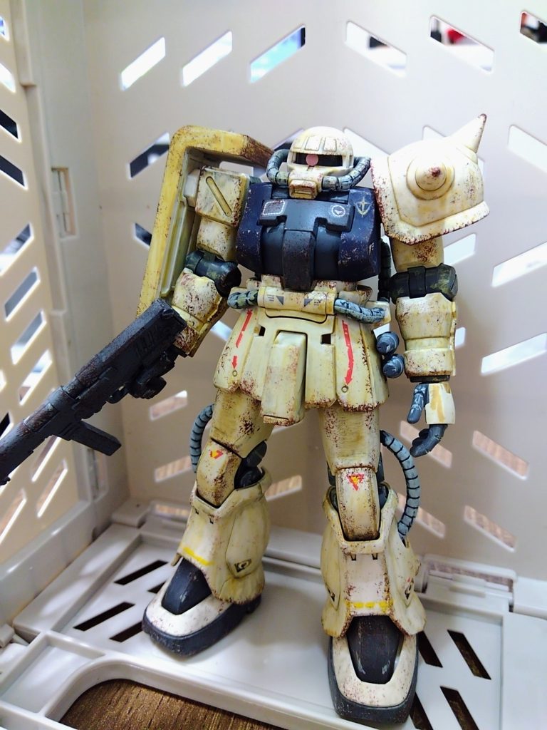 ザクⅡ　連邦鹵獲機仕様–2枚目/制作者：さにくろ