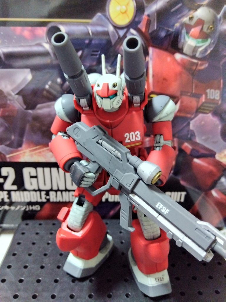 ビームライフルは中古で売っていた別の物に変更しています。