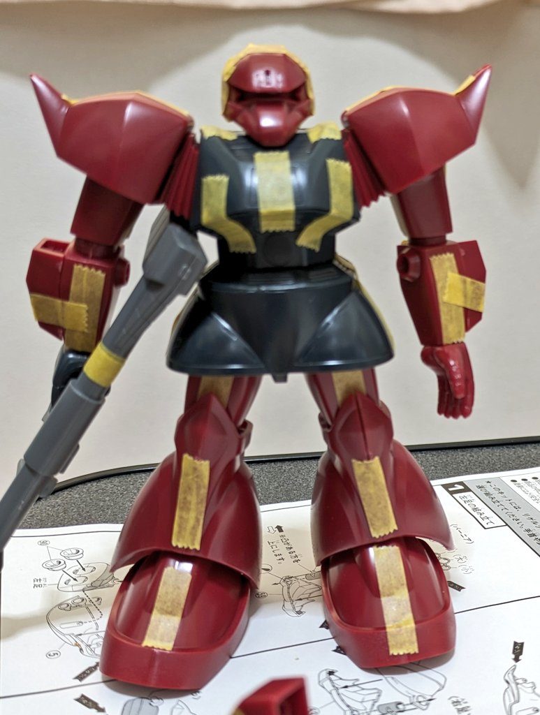 割とプロポーションいいので、ほぼそのまま