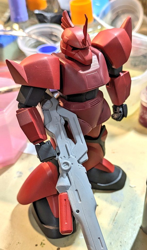 ゲルググとして作るのもいいよね。