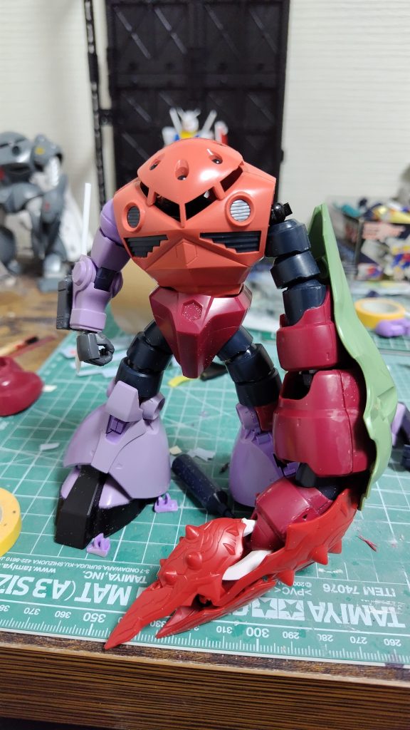 ドムの腕と足が違和感なく出来て良かったです