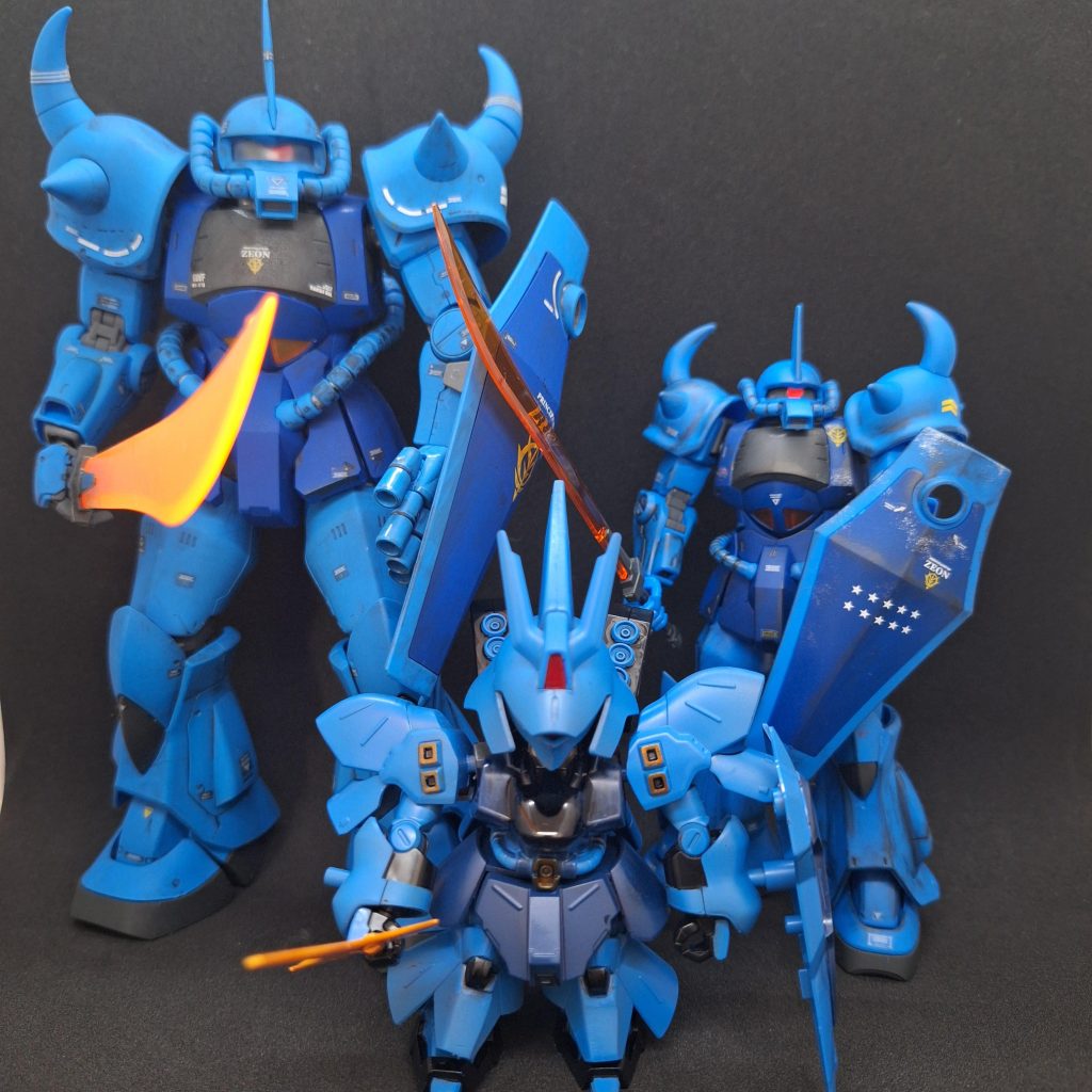 グフはHGもMGもめちゃくちゃカッコ良いです。