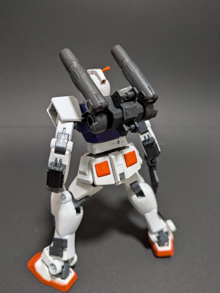 ジャンクのバックパックに旧HGガンキャノン のキヤノンを装着