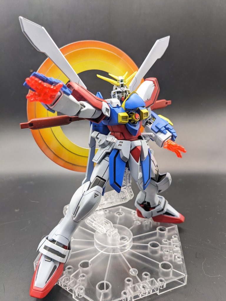 HGゴッドガンダム–3枚目/制作者：EXAM