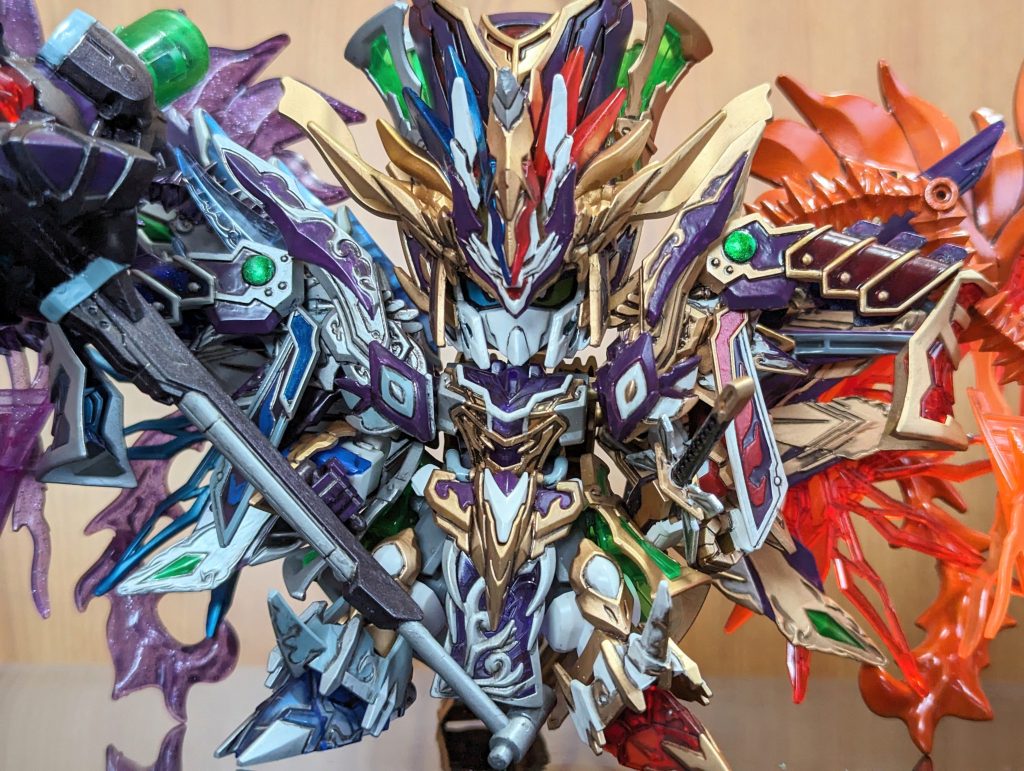 エフェクトパーツはビルドファイターズトライのディナイアルガンダムから拝借。