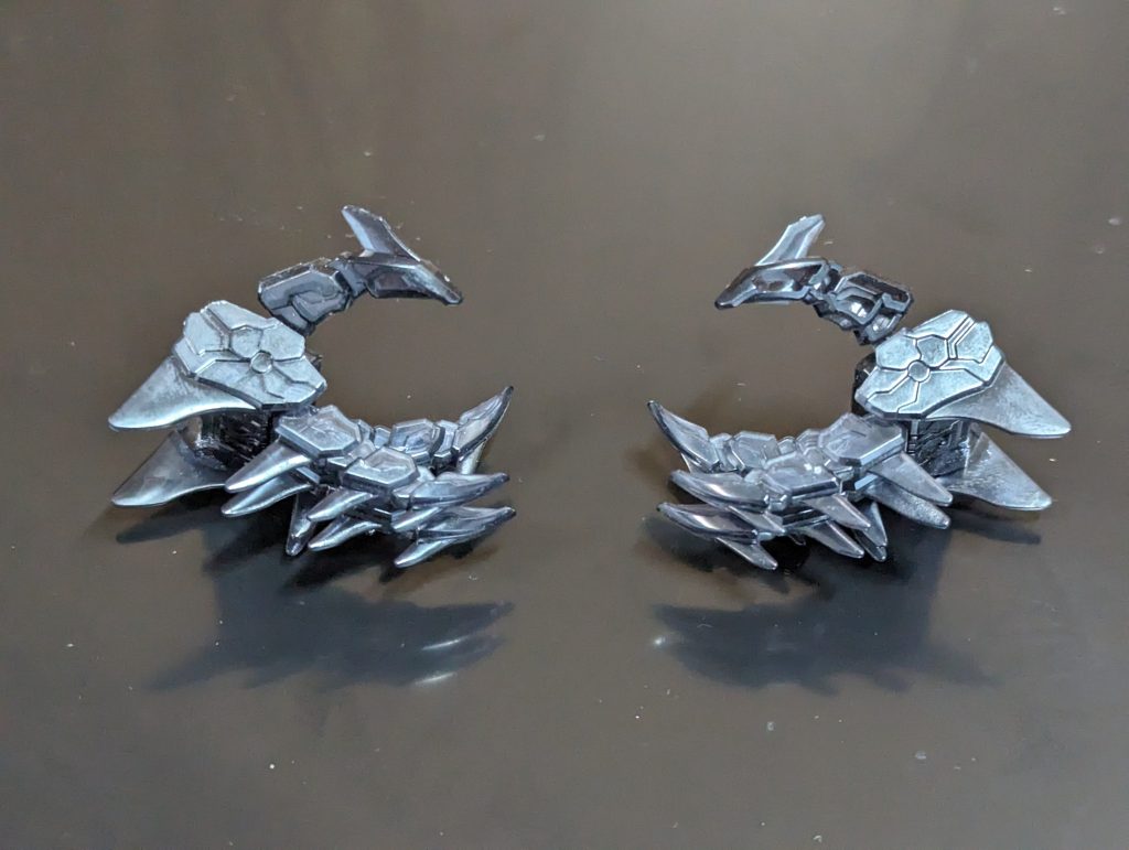 司馬懿デスティニーガンダムの淵獄魔掌は右手しか無いので、加工し左手版を製作。