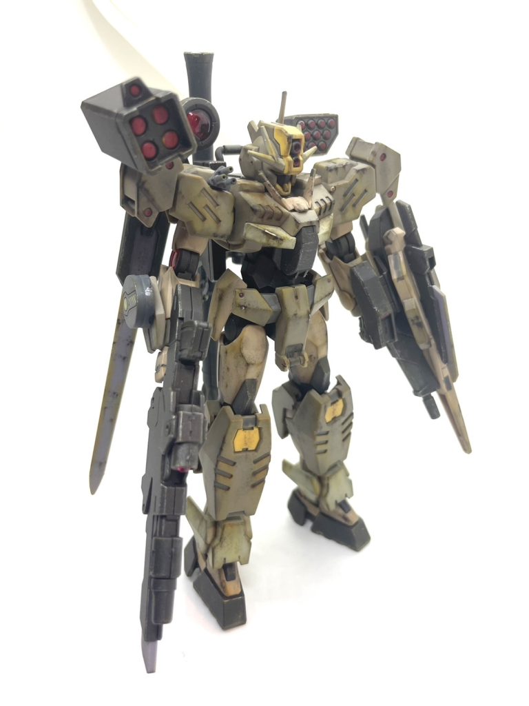  オリジンジムのミサイル追加バズーカ追加ガトリングを追加実弾系モリモリ