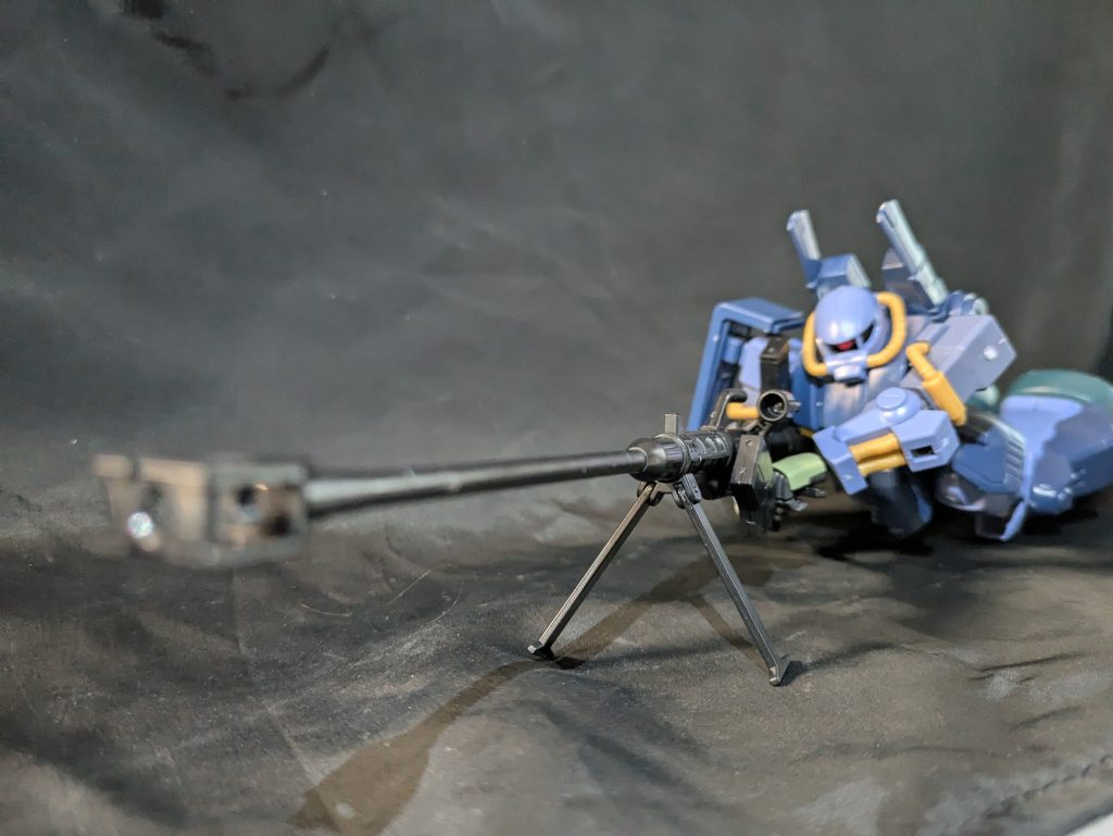 狙撃ってハイポットがあると映えますよね!対艦ライフルって一応狙撃としても使えるらしいので市内戦でも使って問題なさそう。