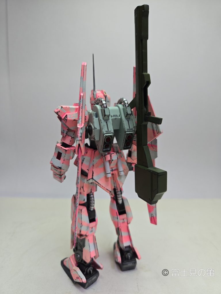 HGUC　百式　ゼブラ迷彩仕様！–2枚目/制作者：ガンプラ大好きパラ男！！（富士見の亀）