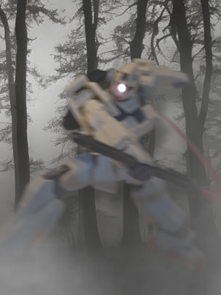 白い森林の影からhappy Halloween!