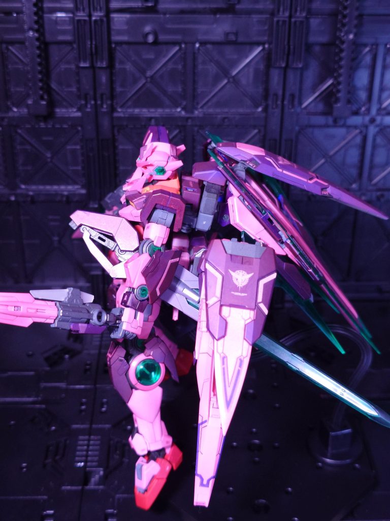 ツインドライヴ中の太陽炉の同調先を切り替え、トランザムを維持し続けるためには極めて高度な演算処理が不可欠であることから、安定化装置として運用実績のあったオーライザーをベースにした安定化装置が増設された。本機はコンセプト上、安定化装置の使用が必須のため、ダブルオーライザーにあった分離・合体機構はオミットされているが、機能を安定化に特化させたため演算能力は飛躍的に向上している。