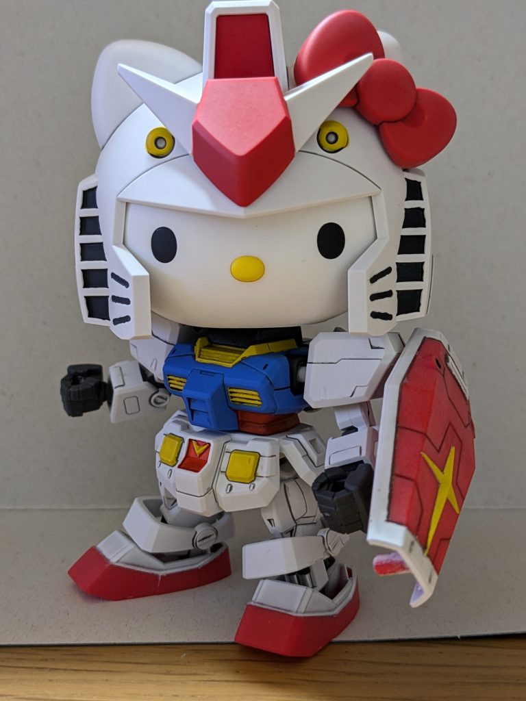 この合体は熱い!!雑ですがシールは使わないで塗り分けました💦ほとんどが一体成型のため色分けがあまりされてないのは辛いよwww