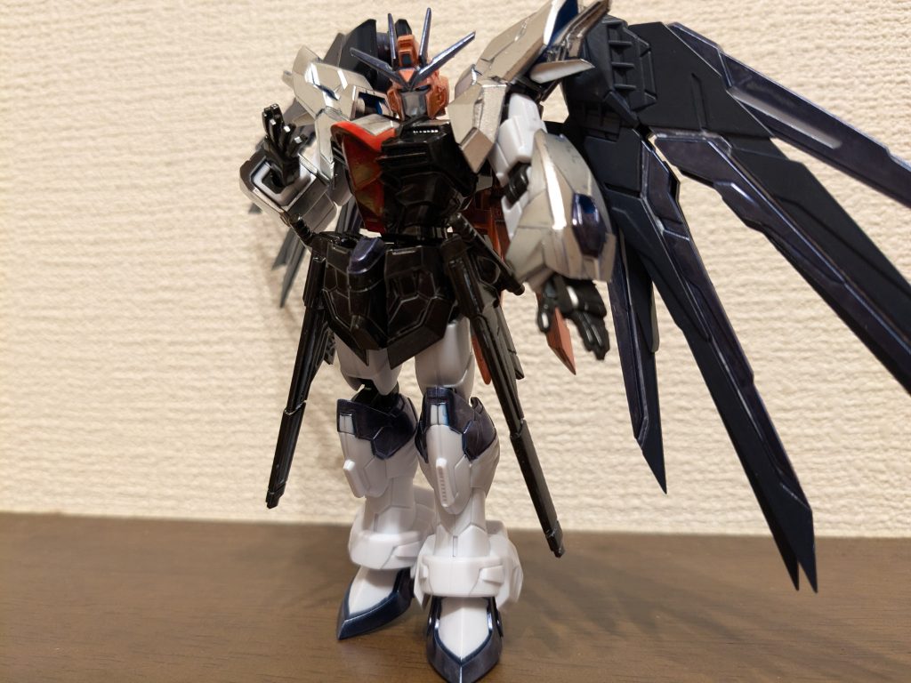 以上、東方projectの小悪魔イメージのライジングフリーダムでした。リクエスト達成まであと1機、イメージと機体は大体決まっているので、出来上がり次第アップしたいと思います。ご覧いただき、ありがとうございました!!