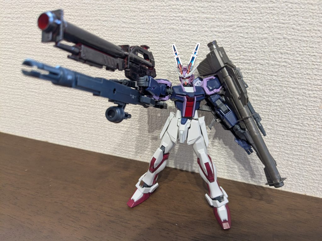 と、いうわけで、最後はロスワの立ち絵イメージで締め。ウサギ耳も良い味出せたんじゃないかな〜と思います。以上、鈴仙・優曇華院・イナバ専用ストライク改修型でした。ご覧いただきありがとうございました！！