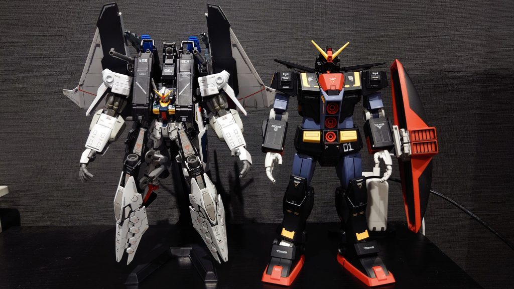 サイコガンダムと2ショット