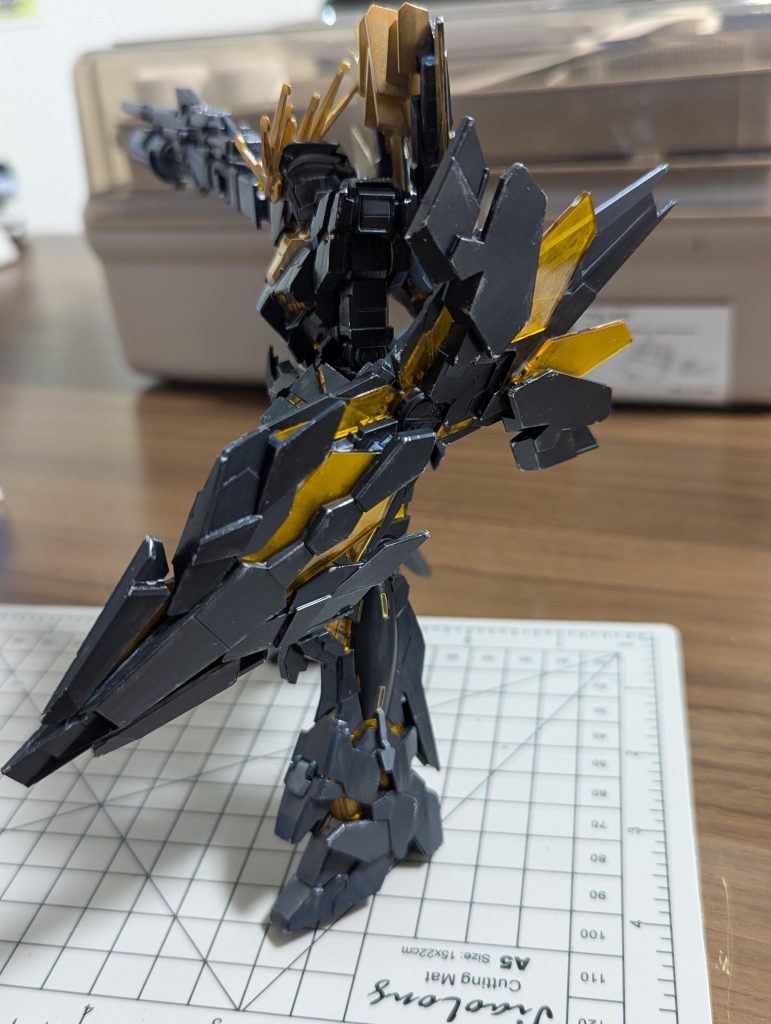 大型パーツもなんとか変なムラ無く仕上がってくれた…