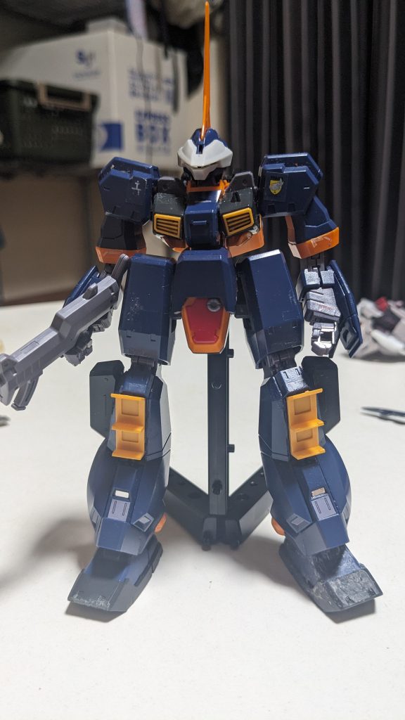 可動域は本来のバーザムと変化は無く意外に動きます