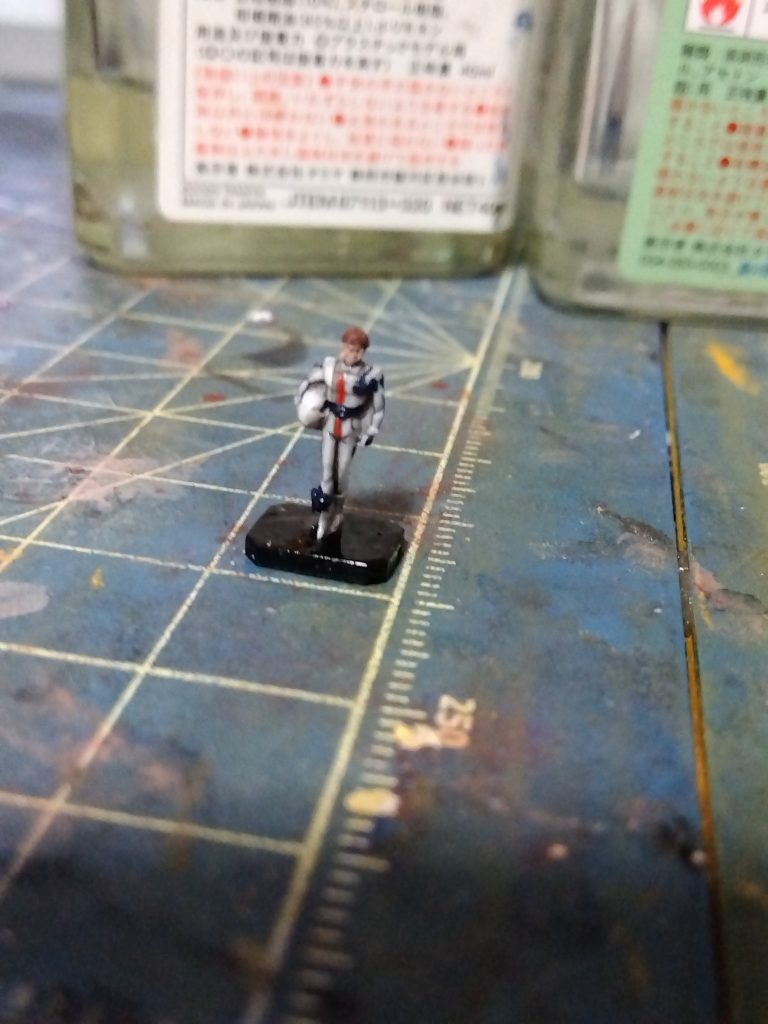 普段は付属のフィギュアはあまり塗りませんが。依頼されたものなのでそれなりに。