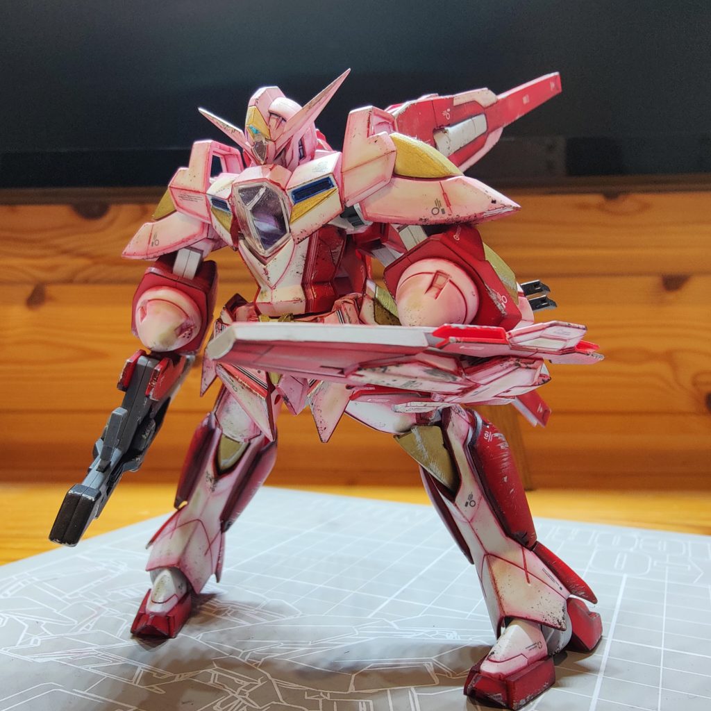 リボーンズキャノン時の後ろ姿が情けなかったので最後に掲載。ヘッドがもう少し隠れてくれれば良いのにね。