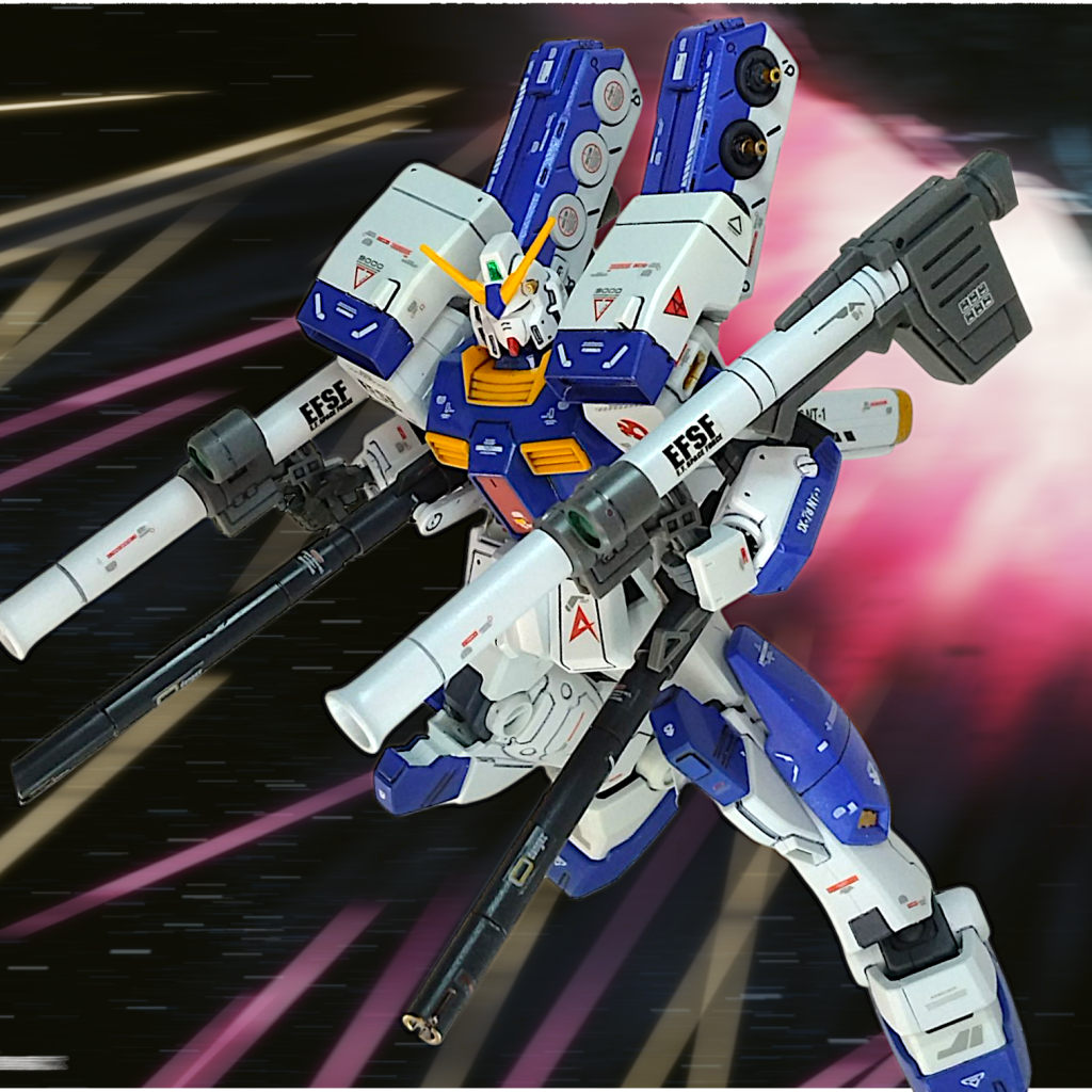 火器盛ってファンネル付けたシャア専用ケンプファーとか作ってこれと並べたいですね(gundam-kao7)