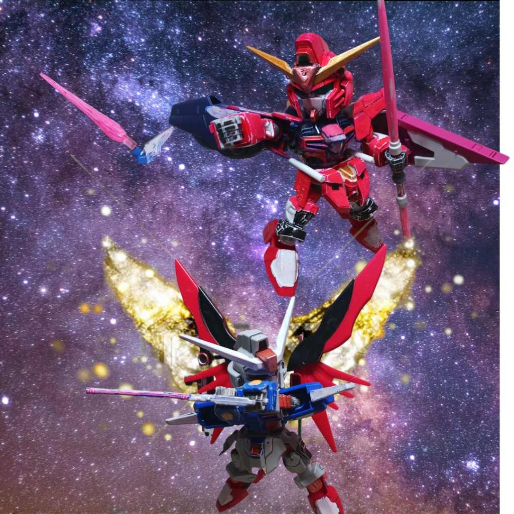 ということで今回は以上です。デスティニーの光の翼が金色かというと、いいのがなかったからです。次回はズゴック塗装版絶対やります。ご覧いただきありがとうございました☺️